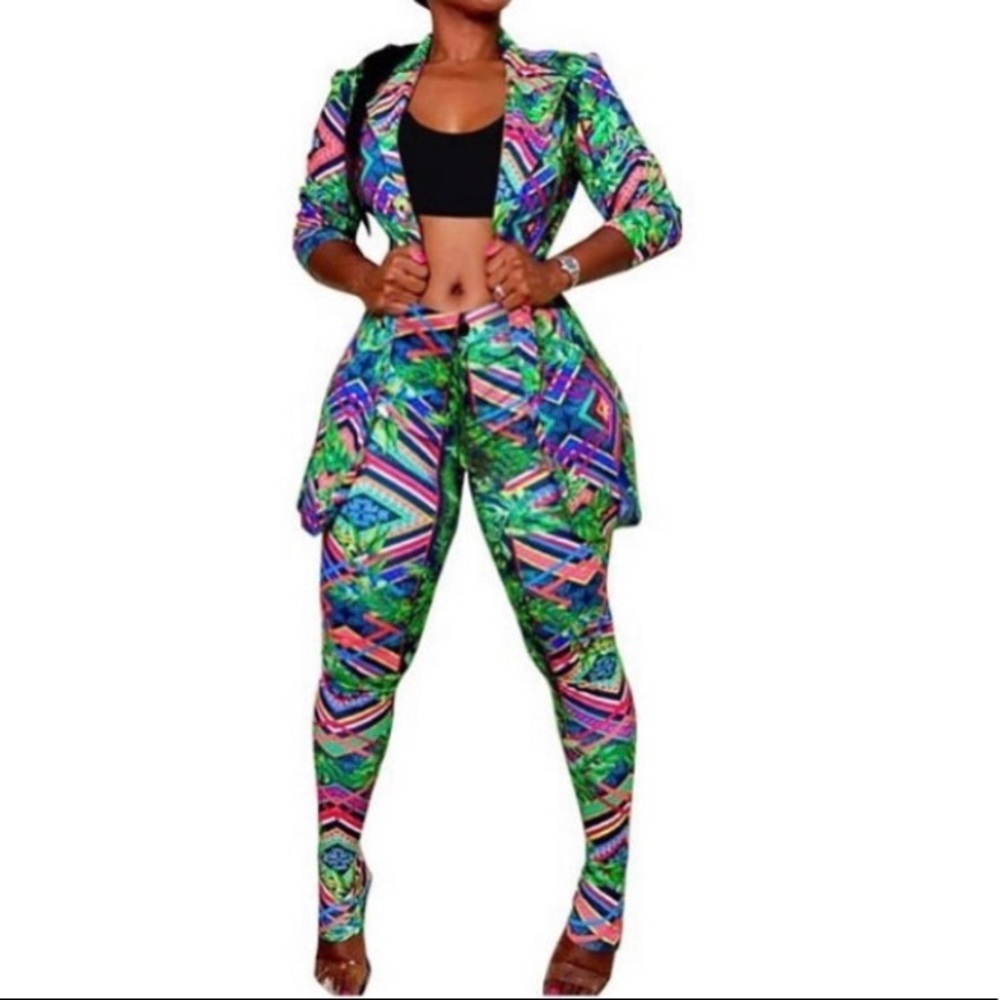 💜NEW ARRIVALS💚 2pcs Blazer & Pants Set